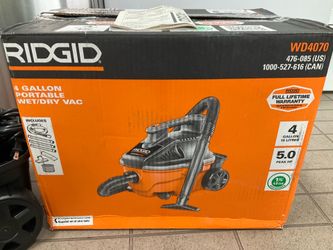 Ridgid 4 Gallon Vacuum