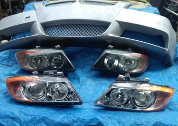 Newer 5 series BMW bumper and headlights