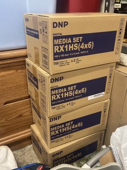 DNP Printer Paper  Media Set  RX 1 HS (4x6)