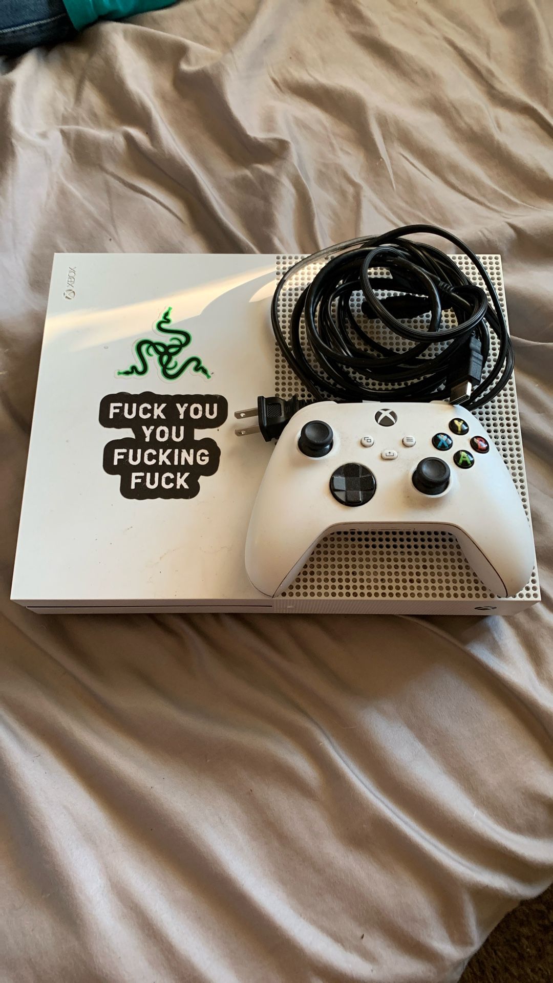 Brand: Xbox One S, Model: 1681, Color: White