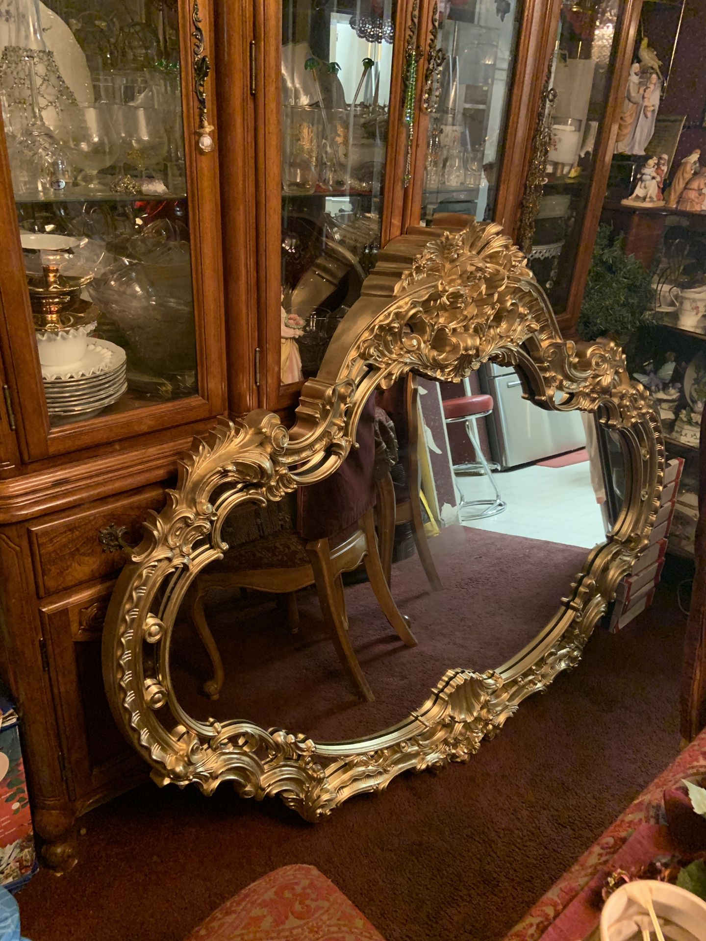 Beautiful gold mirror
