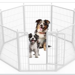 🐾 HealSmart 32” Dog Playpen – 8 Panels | Heavy-Duty Metal, Portable & Indoor/Outdoor 🐶✨ Open Box Brand New – Never Used!  💰 $90 or best offer 📍 Pi