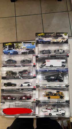 Hot Wheels car culture and team transport Bundle