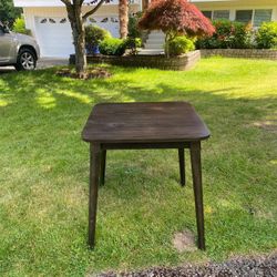 Small solid wood table
