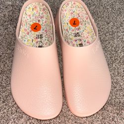 Birkenstock Unisex Super Birki Light Rose Nursing Clogs