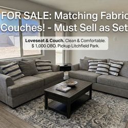 Couch & Loveseat Matching Set
