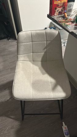 3 identical counter stools