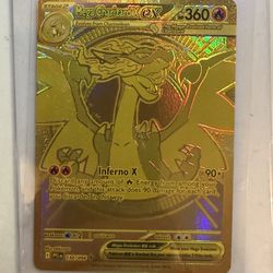 Mega Charizard X Ex Hyper Rare Pokemon Gold