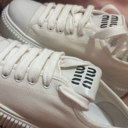 Denim Sneakers Miu Miu 