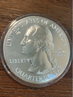 2017 George Rogers Clark 5 oz Silver ATB Quarter .999 Fine