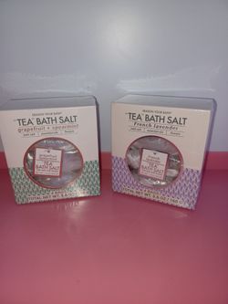 2 Piece New,tea Bath Salt
