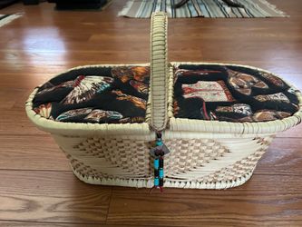 Southwestern Sewing Basket