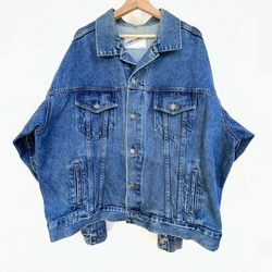 Vintage Winston Rodeo Jean Jacket, (XL) 