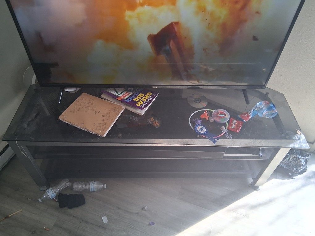 Roku TV, TV Stand, Soundbar