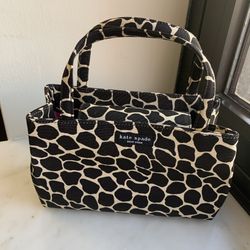 Kate Spade Black Small Animal Print Purse Bag