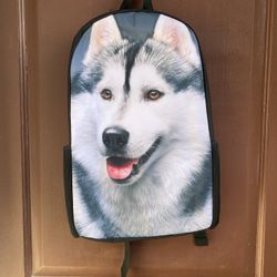 Husky Dog Backpack 