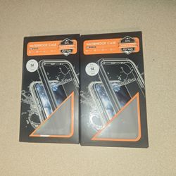 Two Water Proof Cases For An IPhone 14 ($8 Each Or Both For $12)