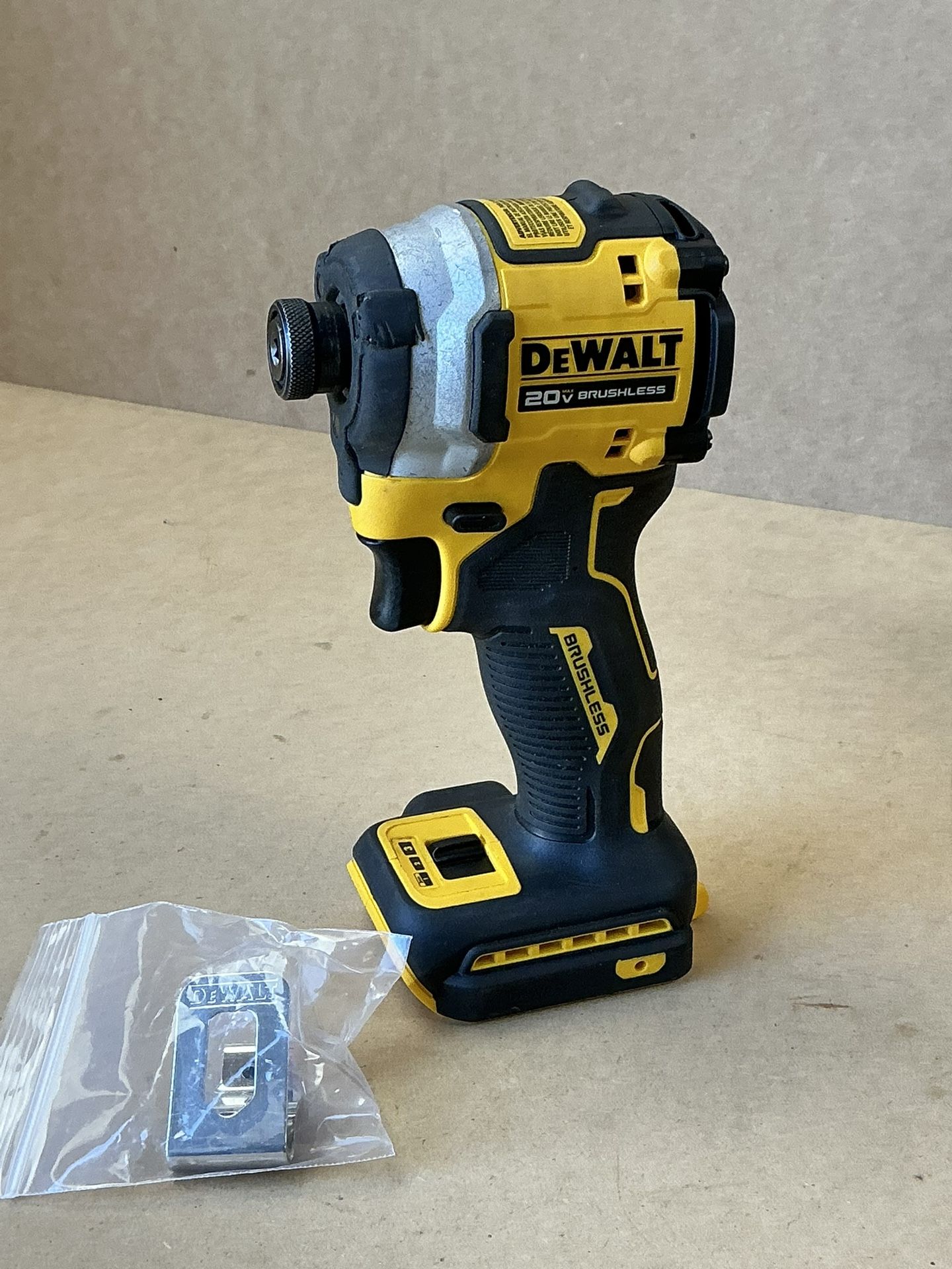 DEWALT ATOMIC 20V MAX Cordless Brushless Compact 1/4 in. Impact Driver (Tool Only)