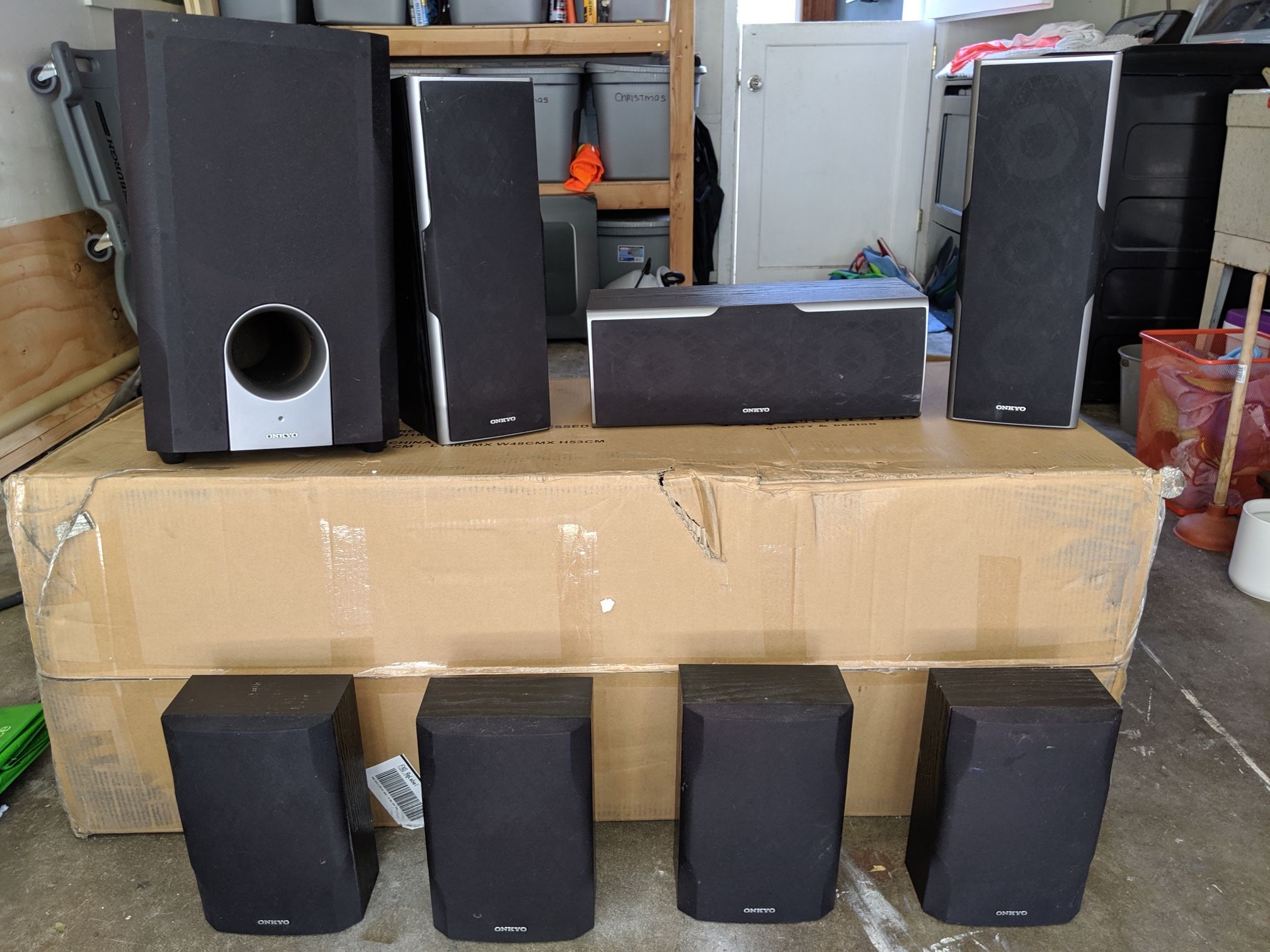 Yamaha TSR-5790 With 7.1 Onkyo Speakers