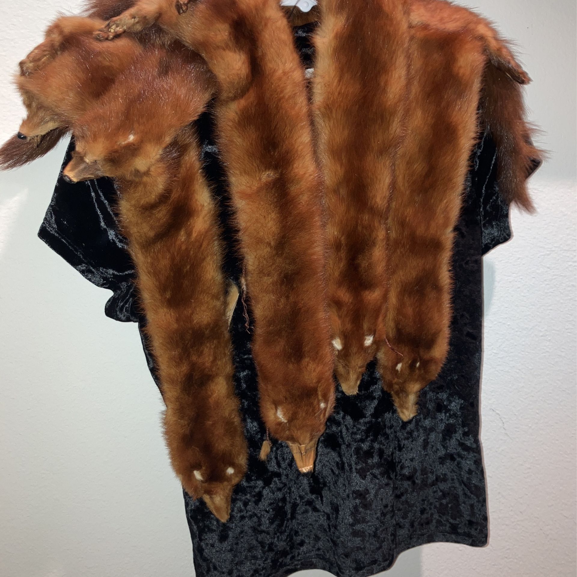 Real Vintage Mink Shawl