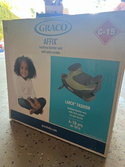 Brand new Graco Affix Backless Booster Seat