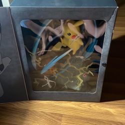 Pokémon Pikachu Deluxe Figure 1/10 Scale Select Light Up FX Official Product Jazwares Figure Glows Up