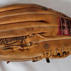Rawlings SupeRsize RSG1 Fastback Model RH Leather Softball Base Glove Mitt 13.5”