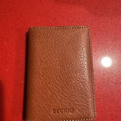 New SECRID Leather Slim Wallet Texano RFID