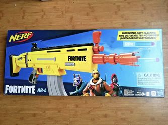 Fortnite AR-L NERF Elite Dart Blaster Rifle Electric Assist w/ 20 Elite Dart NIB