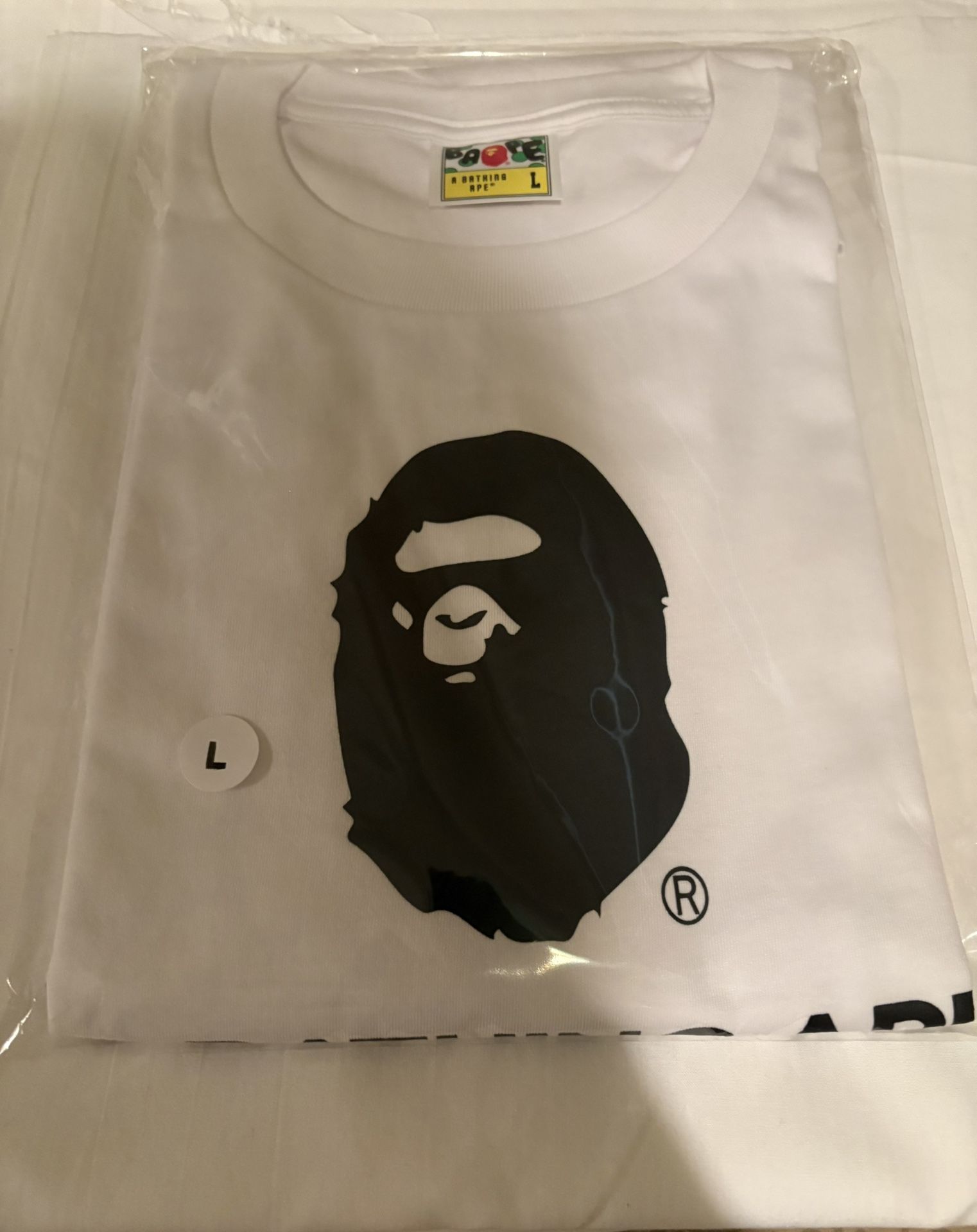 BRAND NEW SIZE LARGE A BATHING APE BAPE TEE T SHIRT