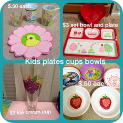 Kids kitchen items