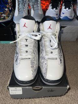 Air Jordan Dub Zero (Grade School) White Cement Size 4Y PRE OWNED