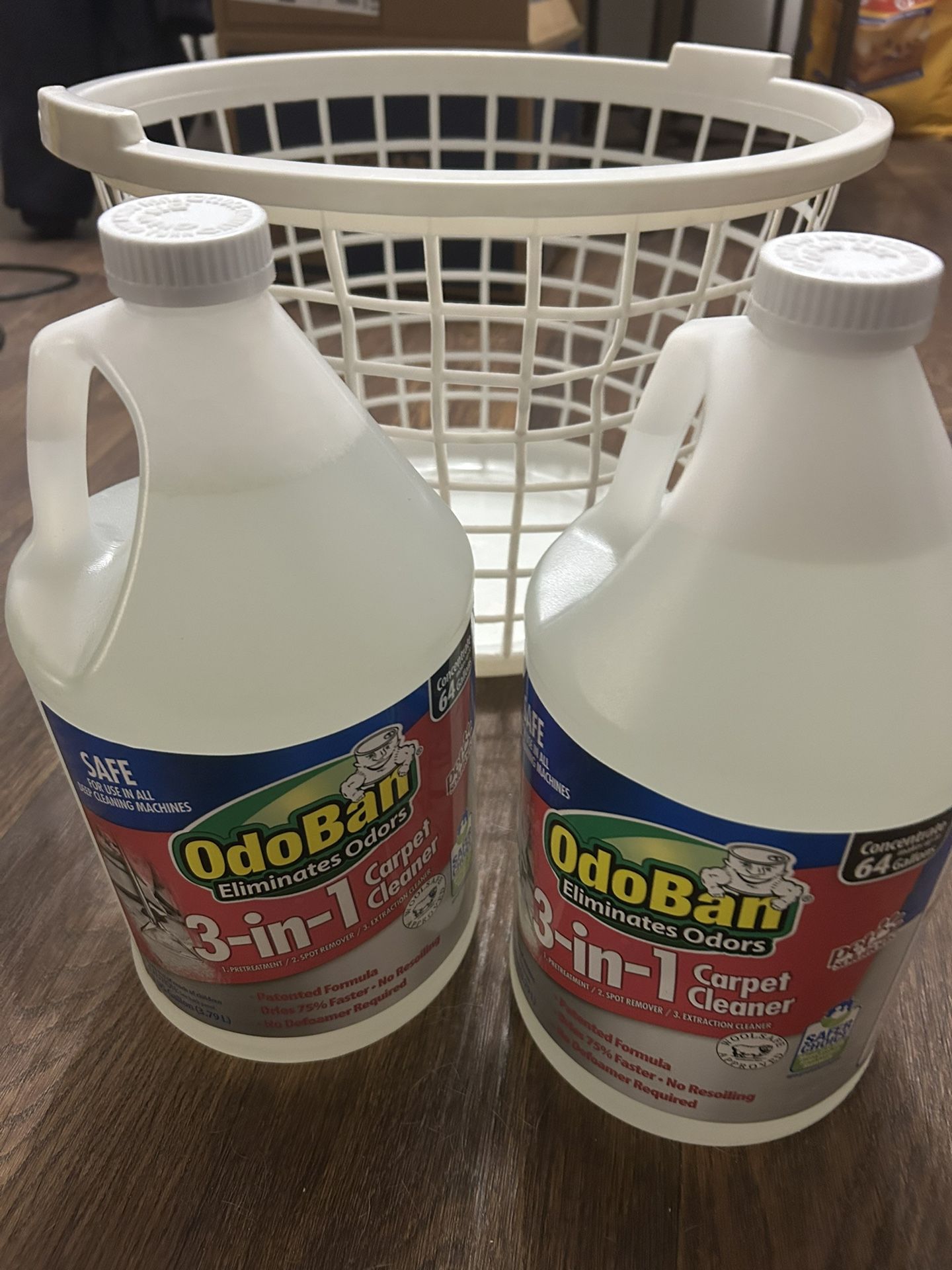 OdoBan 3-1 Carpet Cleaner, 128 Fl Oz ea (2 pack) Brand new