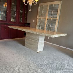 Matching Granite Table Set