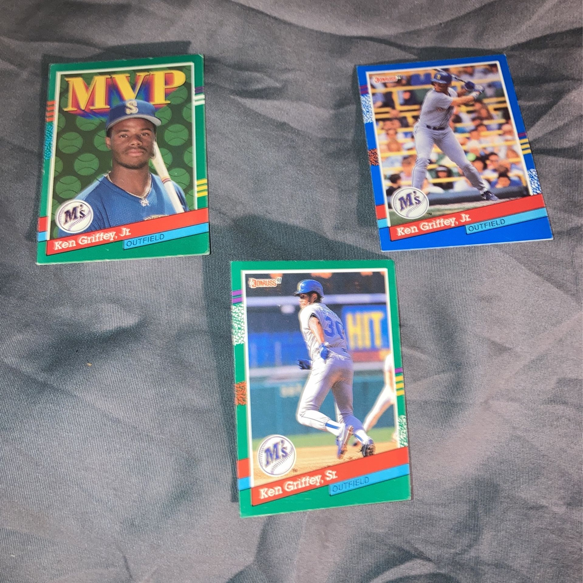 1990 Ken Griffey Jr And Senior