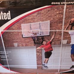 New NBA Official 54 In. Wall-Mounted Basketball Hoop 