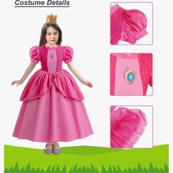 New Pink Princess Dress for Girls