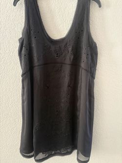 Scoop Mini Embroidered Dress