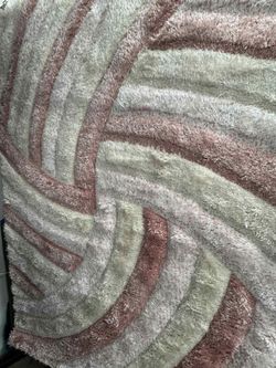 Soft, shaggy area rug