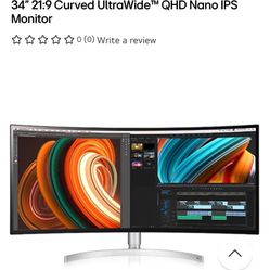 LG 34 Inch Ultra wide 