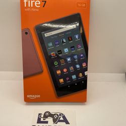 NEW & SEALED - Amazon Fire 7 16GB Tablet - Plum