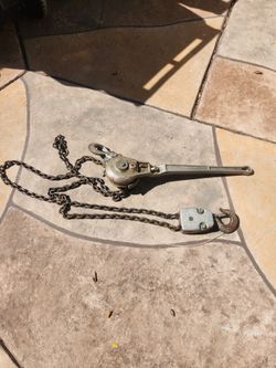 Come along chain hoist