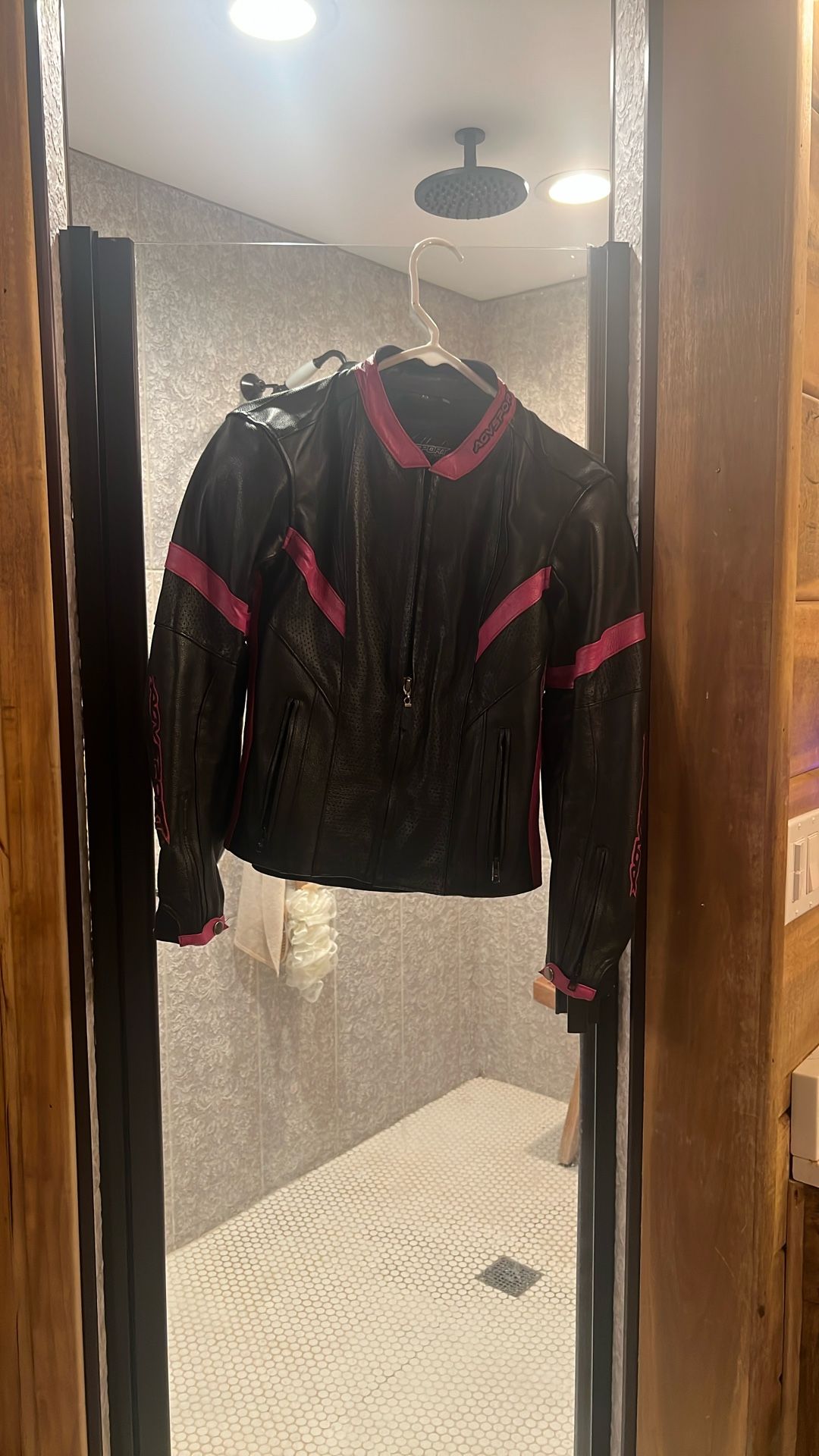 AGVSPORT Leather Motorcycle Jacket — Size US XS — Never Worn / Like New”