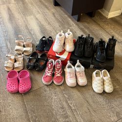 Jordan and nike toddler shoes size 6 and 7