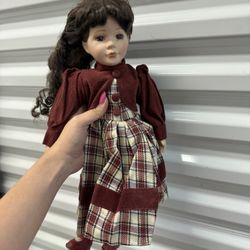 Vintage Porcelain Doll Unique 1-5000