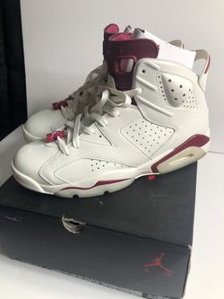 Nike air Jordan 6 maroon size 11