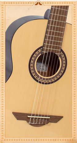 H. Jimenez LGR100N Ranchero Series Full Size Nylon String Guitar w/ Gig Bag