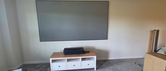 Espon Ultra Short Throw Projector LS800 and 120 inch Epson UST Screen Bundle for Sale!