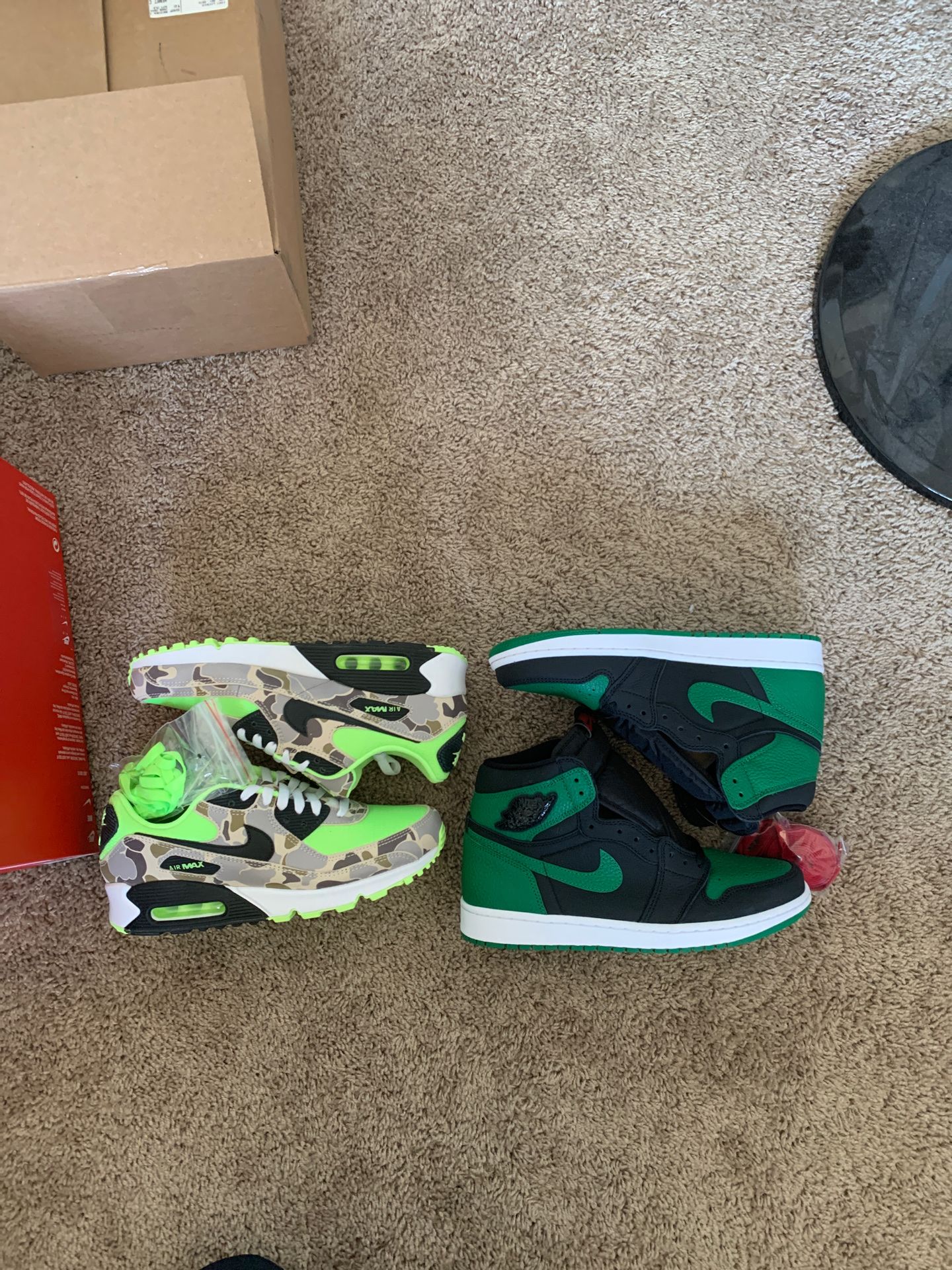 Nike air max 90s and Jordan 1s