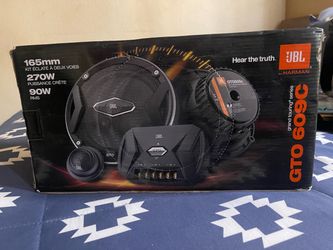 JBL GTO609C 6.5” Component Car Speakers – BRAND NEW